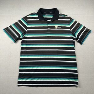 Nike Golf Shirt Mens XL Tour Performance Presidents Cup Embroidery Striped